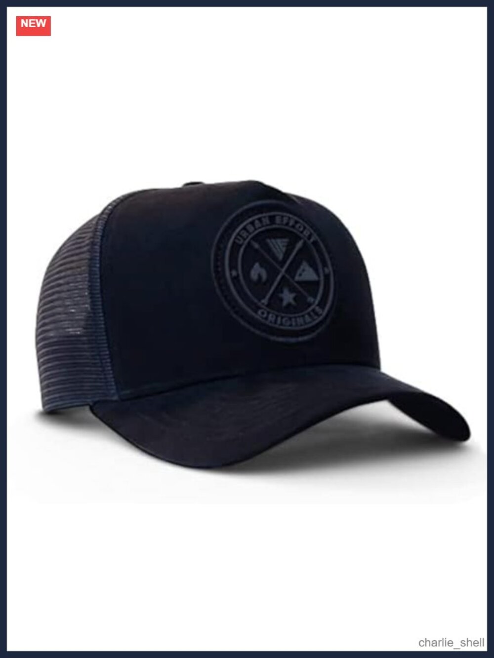 Mesh Back Trucker Hat Snapback 5 Panel Baseball Cap Adjustable Fit